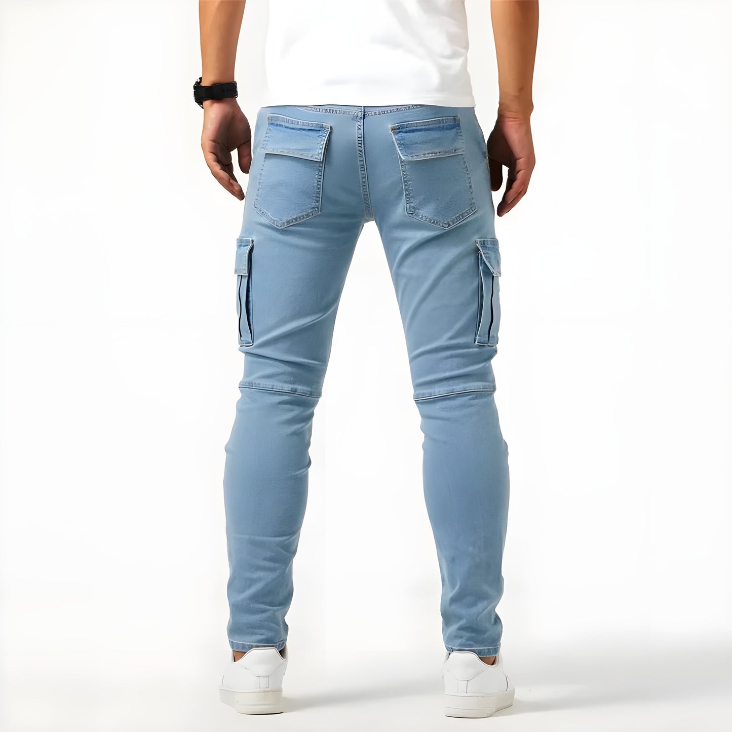 Montreal™| Men's Stretch Denim Cargo Pants