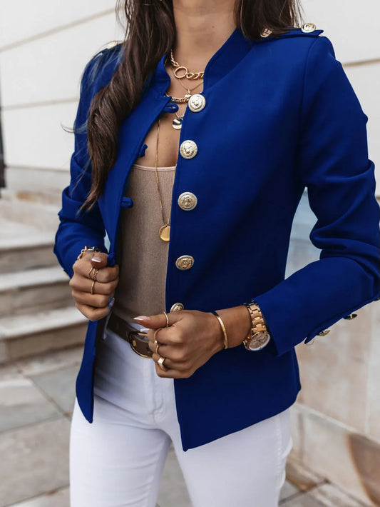 Belle™ | Luxe jas met knopen voor dames