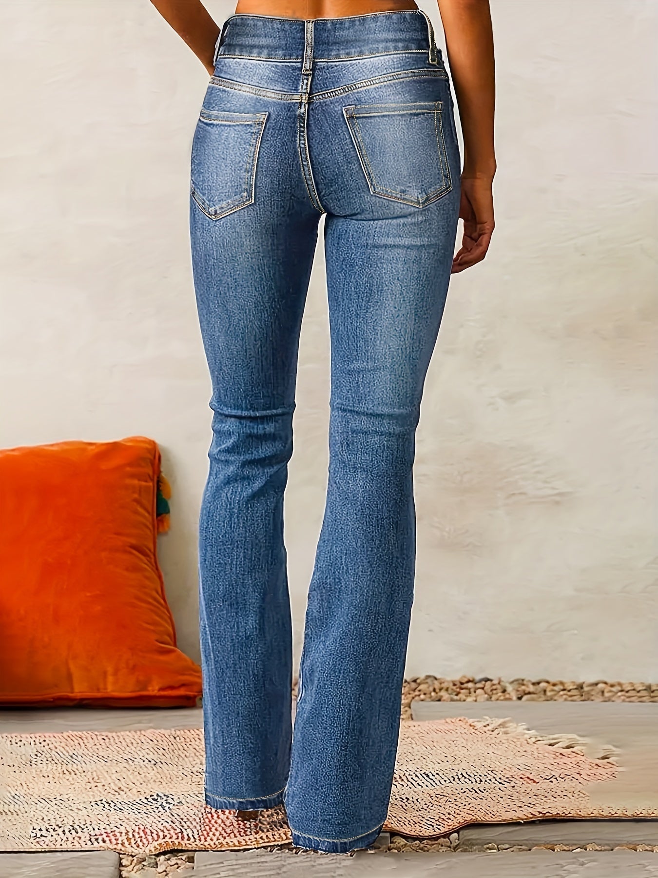 Aya™ | Flared jeans met hoge taille