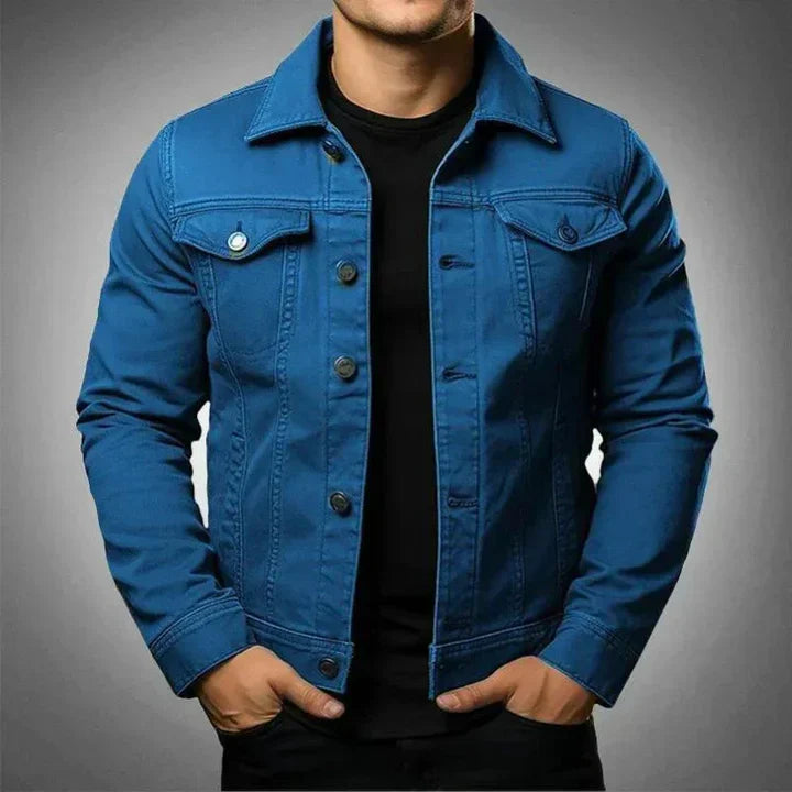 Ben™ | Modern denim jacket with chest pockets