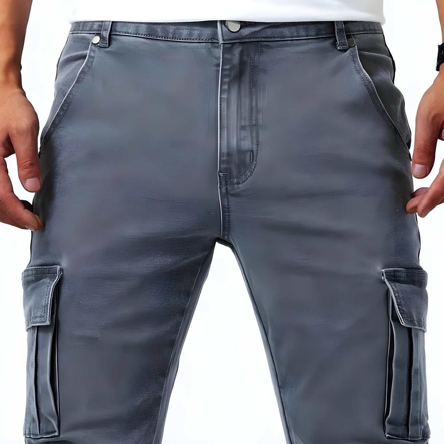 Montreal™| Men's Stretch Denim Cargo Pants