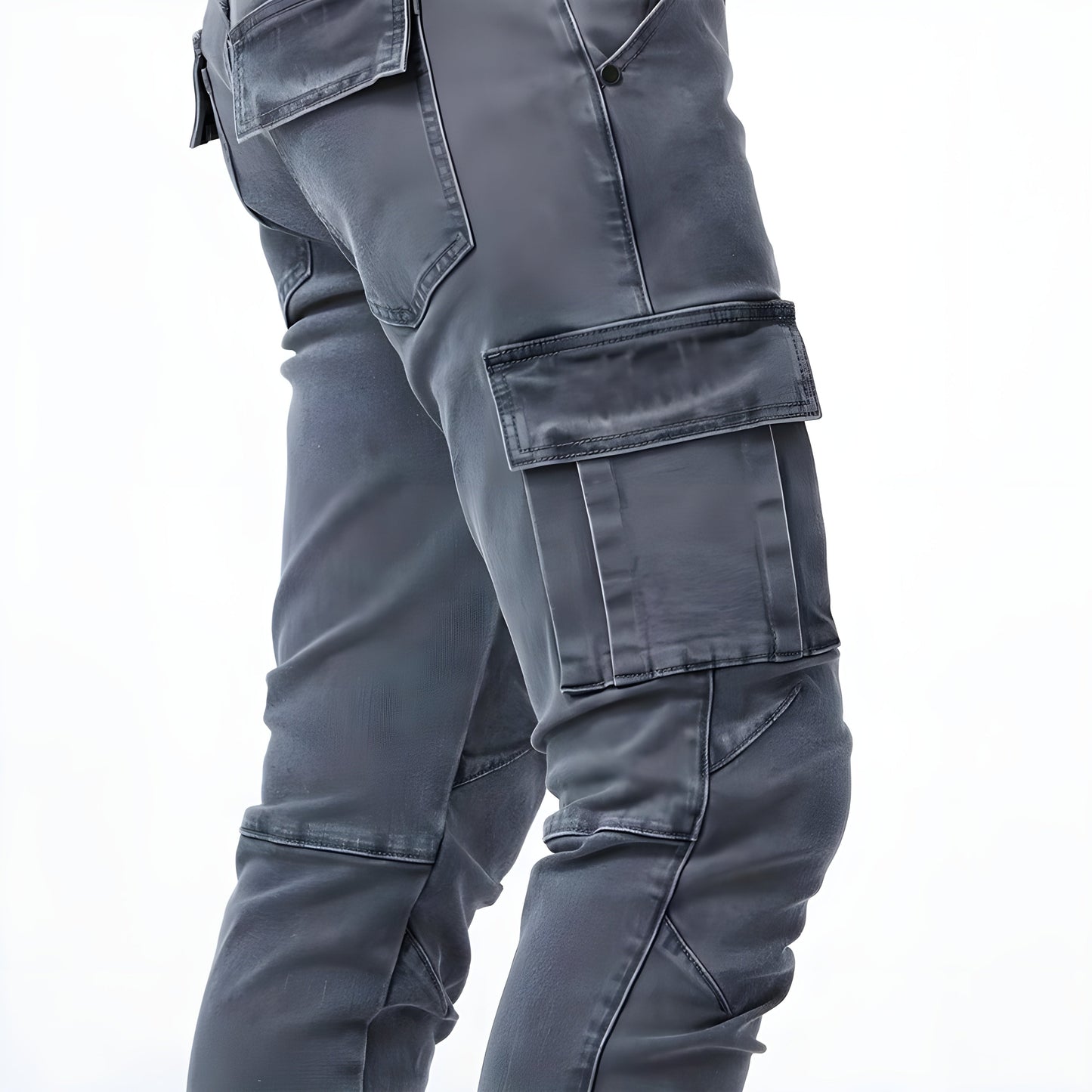 Montreal™| Men's Stretch Denim Cargo Pants