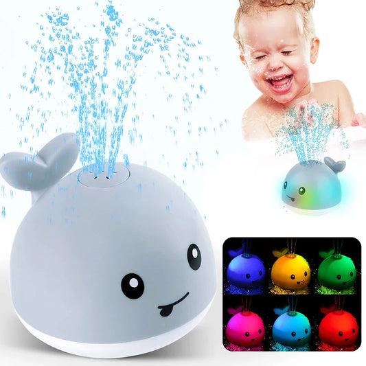 Baby Light Up Bad Speelgoed Walvis Automatische Sprinkler Badkuip Speelgoed Kinderen Baby Zwembad Badkamer Speelgoed Geschenken Met Muziek Led Licht