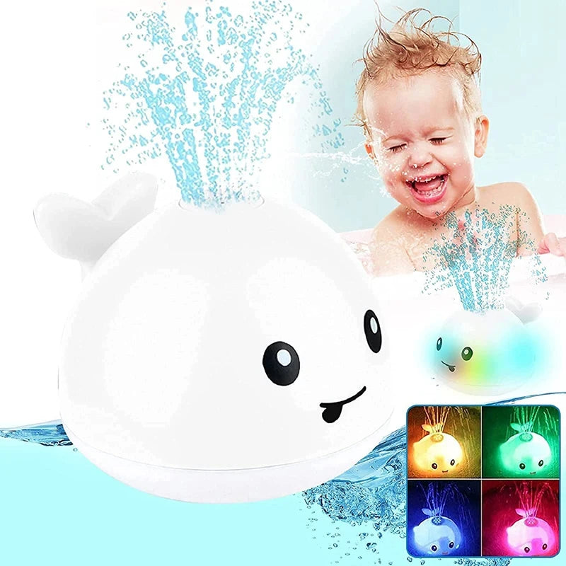 Baby Light Up Bad Speelgoed Walvis Automatische Sprinkler Badkuip Speelgoed Kinderen Baby Zwembad Badkamer Speelgoed Geschenken Met Muziek Led Licht