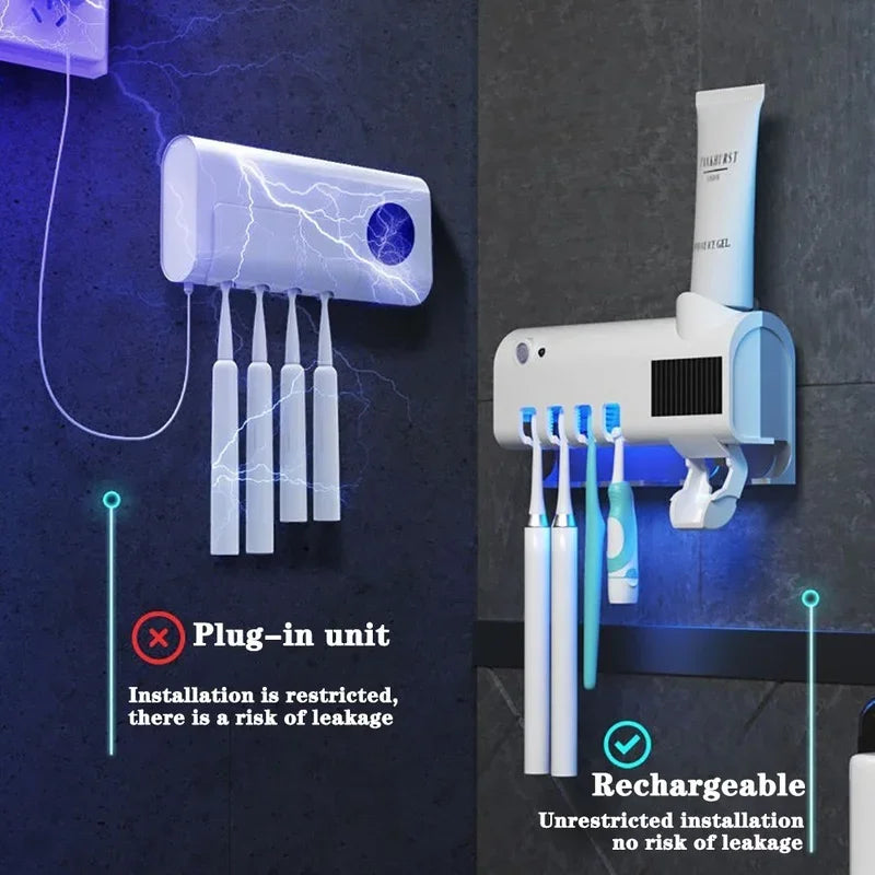 Automatische Tandpasta Dispenser USB Oplaadbare Intelligente Energie