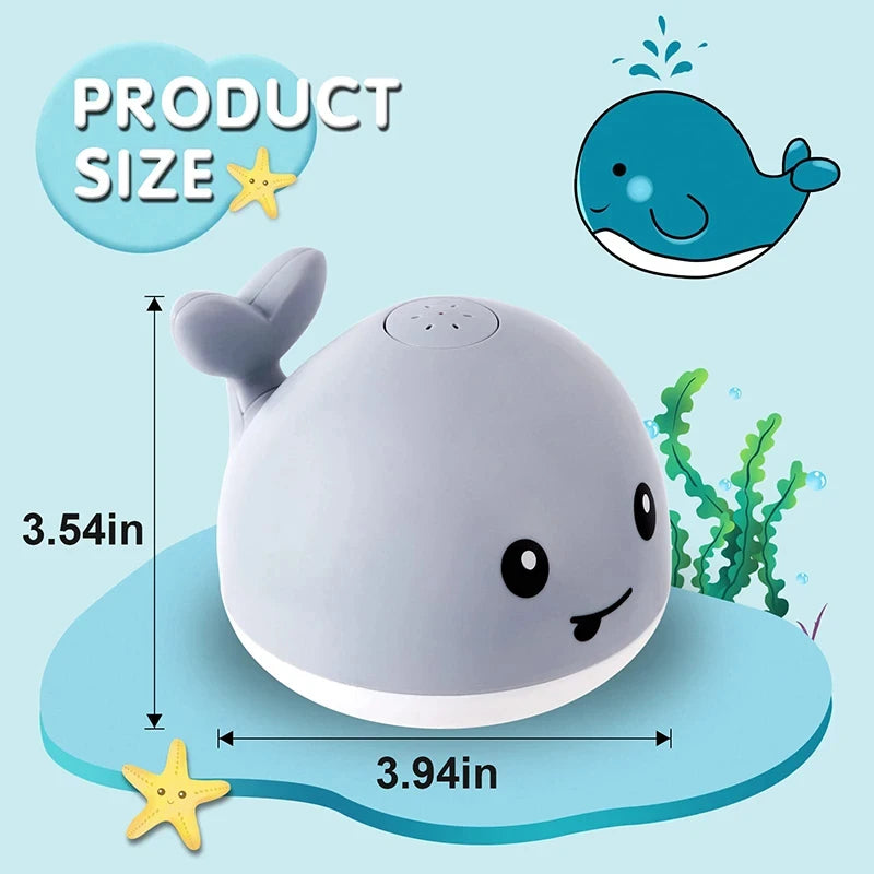 Baby Light Up Bad Speelgoed Walvis Automatische Sprinkler Badkuip Speelgoed Kinderen Baby Zwembad Badkamer Speelgoed Geschenken Met Muziek Led Licht