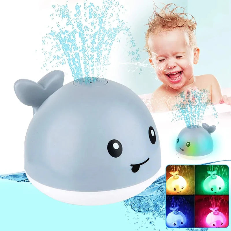 Baby Light Up Bad Speelgoed Walvis Automatische Sprinkler Badkuip Speelgoed Kinderen Baby Zwembad Badkamer Speelgoed Geschenken Met Muziek Led Licht