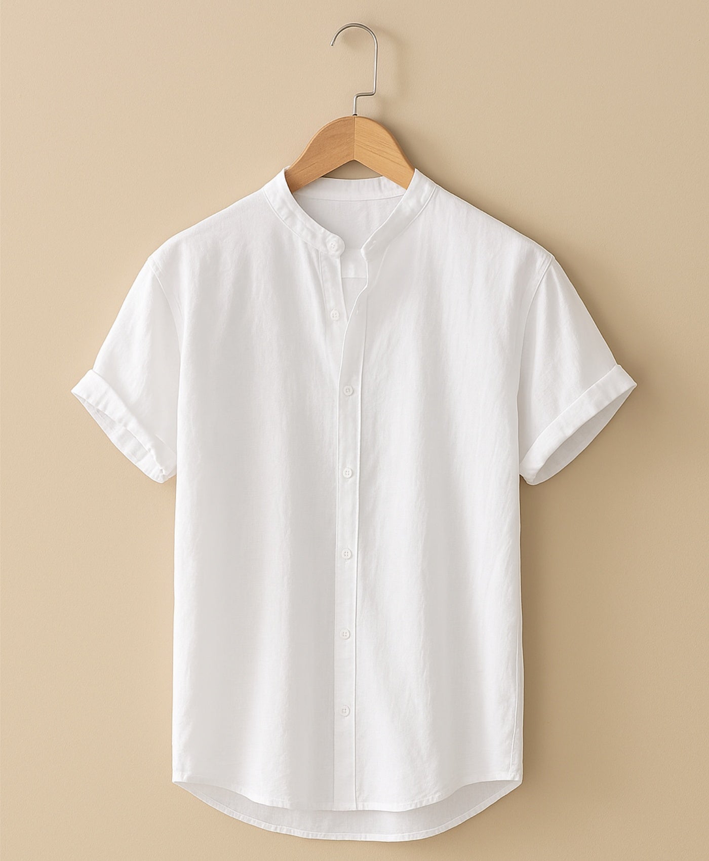 Wit Tropez Linnen Overhemd