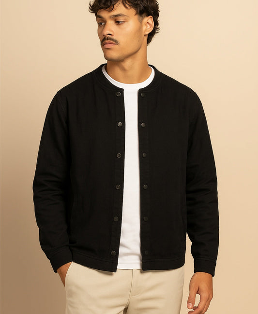 Izendoorn | Zwart  Linnen Jacket