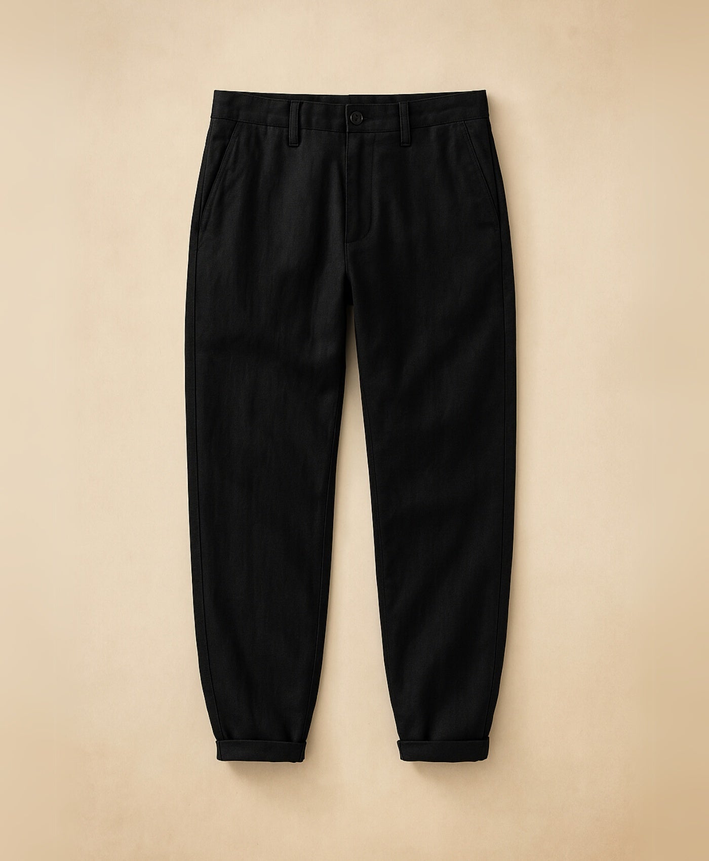 izendoorn | Zwart  Linnen Broek