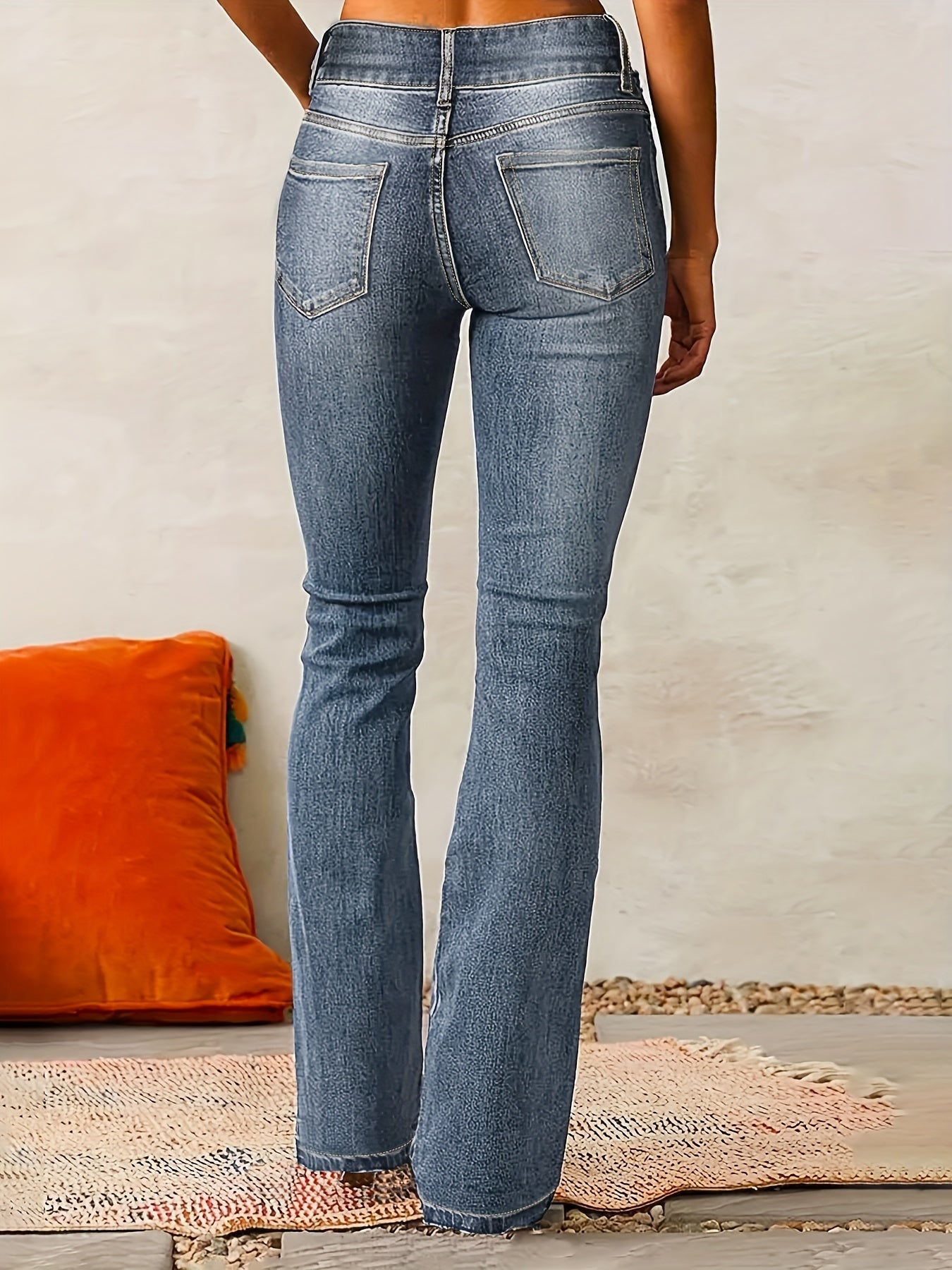 Aya™ | Flared jeans met hoge taille