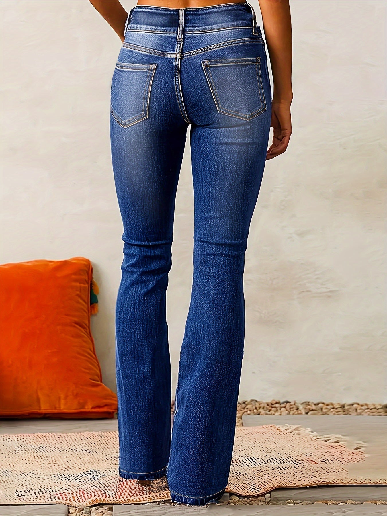 Aya™ | Flared jeans met hoge taille